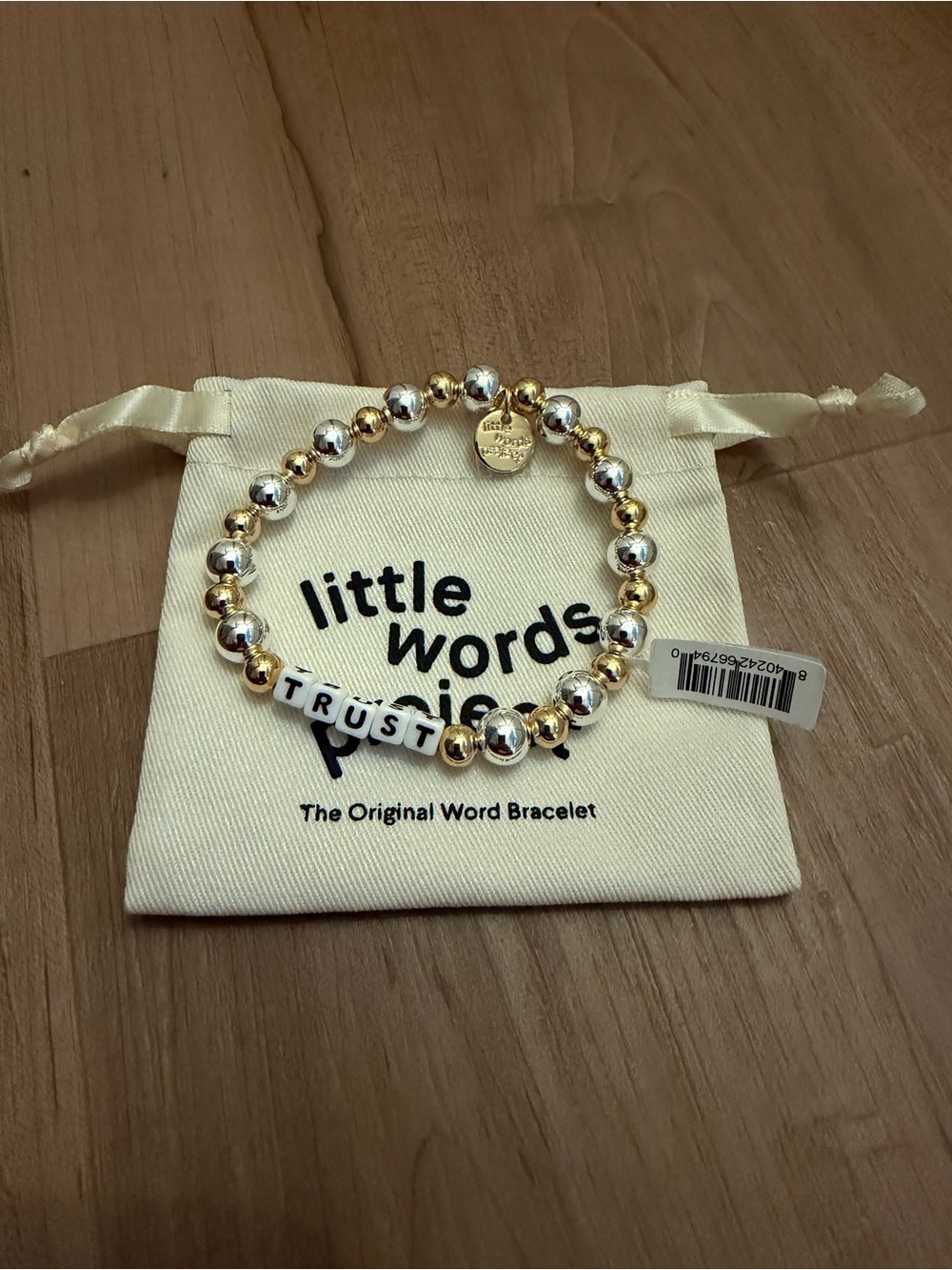 BRAND NEW Little Words Project, Mystery Bracelet “Trust”